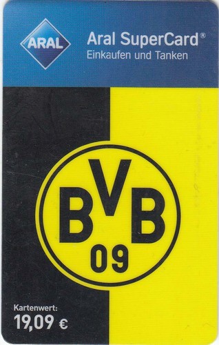 Aral supercard bvb - bvb, abzeichen