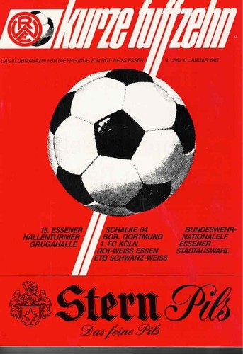 Fussball programmheft 87 - , 86/87