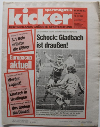 Kicker 1985 101 - kicker, 1985/101: