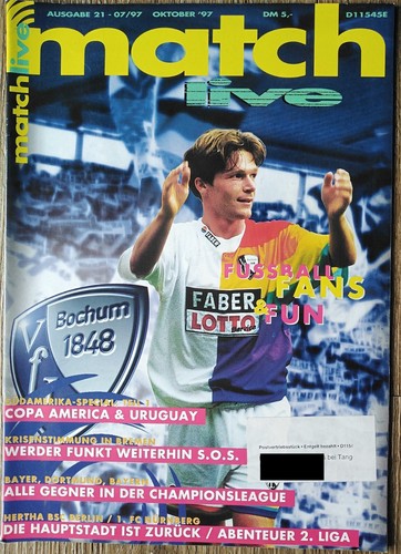 Fanzine match live okt 1997 - live,
